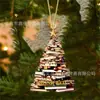 Pendente criativo de árvore de Natal para carro de produto novo transfronteiriço Decoração acrílica de Natal decoração de casa para feriado