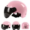 Casco de coche eléctrico ABS femenino masculino Cuatro Estaciones universal Pintura moda simple transpirable venta al por mayor no de motocicleta casco de verano