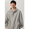 Sudadera con Capucha Estilo Americano High Street Cuello Henry para Hombre Invierno Engrosada Cálida Holgada Tendencia Marca Plutton Diseño Atractivo Sudadera con Capucha