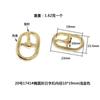 Accesorios metálicos para calzado al por mayor mini hebilla de día de aleación artículos de cuero hebilla de ajuste ovalada triple venta al por mayor al contado
