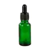 Frasco de Vidro Verde para Óleo Essencial com Conta-gotas de Ponta de Borracha, Frasco Dispensador de Sérum de 10ml, Frasco de Amostra de 30ml com Tipo Conta-gotas