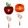 Linternas del Festival de Medio Otoño para Niños 2025 Nuevo Kit de Materiales Hechos a Mano DIY Linterna de Calabaza de Panal Portátil Iluminada para Jardín de Infancia