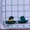 Mini fantasma de Halloween creativo, crema de pegamento para bricolaje, funda para teléfono móvil, tocado, pinza para el cabello, accesorios de resina hechos a mano, venta al por mayor