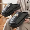 Nuevas Pantuflas de Algodón para Hombre Invierno 2026, Talla Grande, Uso en Interiores, Antideslizantes, Cálidas, Forradas de Felpa, Suela Gruesa, Venta al por Mayor