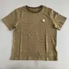Camiseta de manga corta a rayas estilo coreano con diseño de perrito bordado en toalla, nueva colección de otoño, casual, versátil, adelgazante y con un diseño clásico de hombros, top retro para mujer