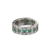 Anillo de Diseño de Nicho Nuevo de Huajie, Anillo Unisex de Banda Ancha con Diamantes Completos Vintage, Anillo Audaz para Dedo Índice al por Mayor