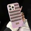 Funda Metálica Brillante con Patrón de Cocodrilo para Teléfono Móvil Adecuada para Iphone16Promax/15/14/17