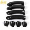 Adecuado para tira brillante de manija Roewe RX8 RX8 electrochapado manija de puerta de coche reposabrazos hebilla de agarre parche decorativo accesorios