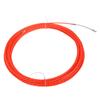 Dispositivo de enhebrado de cable de tirador de orificio de tubería de canal oscuro de línea de tres hojas de poliéster rojo naranja eléctrico Dispositivo de enhebrado de línea de enhebrado de pared