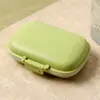Pastillero portátil sellado de 8 compartimentos a prueba de humedad pastillero semanal almacenamiento subenvasado caja de medicina de trigo fabricantes mayoreo