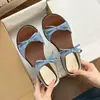 Sandálias de Cunha com Laço da Moda para Mulheres, Novo Estilo Verão 2026, Adequadas para Usar com Saias, Sandálias Slip-On de Solado Grosso