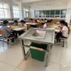 Separación Seco y Húmedo Mesa de Recolección de Sobras de Comida Mesa de Recolección de Sopas y Líquidos Mesa de Sobras de Arroz Desechos División de Mesas Residuo Restaurante