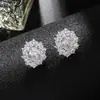 Joias japonesas e coreanas brincos de pino de prata 925 brincos de estrela de cinco pontas com zircônia para meninas fabricantes de brincos em estoque E722