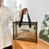 Bolsa de Lavagem e Armazenamento, Nova Bolsa Transparente de Ombro, Bolsa Cosmética Portátil de Grande Capacidade para Saídas, Bolsa Tote de PVC para o Dia a Dia