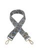 Bolso bandolera con correa de hombro ajustable y ensanchada, bolso de moda versátil con correa de hombro de alta gama.