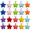 Dulce de Color Candy de Venta Caliente Transfronterizo Colgante de Estrella de Cinco Puntas Resina DIY Accesorios Hechos a Mano Pendientes Collar Pulsera Llavero Adorno Colgante