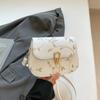 Bolsas para Mulheres 2024 Primavera e Verão Nova Moda Estilo Estrangeiro Estilo Nacional Bolsa Quadrada Pequena de Ombro Único Corrente de Pérolas Bolsa Transversal Nicho