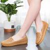 Tamancos Rasteiros de Bico Fechado Novos de Verão, Sapatos de Mãe, Sapatos Slip-On da Moda, Sapatos de Enfermeira, Sapatos Casuais Versáteis de Sola Grossa