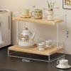 Estante de Acrílico para Tazas de Escritorio Portavasos de Mesa de Comedor Mostrador Gabinete de Almacenamiento de Tazas de Café de Lujo de Gama Alta