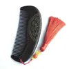 Caja de regalo de traje de peine de sándalo al por mayor de fábrica, peine de masaje tallado, peine para el cabello, regalo para el Día de la Madre, peine de madera