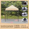 Carpa para puesto de sombrilla de mercado nocturno de cuatro patas extra gruesa y resistente, sombrilla cuadrada para puesto, sombrilla publicitaria plegable de cuatro esquinas