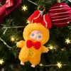Três Pequenos Pelúcias de Natal Canção de Ninar Pelúcia Caixa Surpresa Bonecas Fofa Bolsa de Brinquedo Pingente Presente de Aniversário para Menina