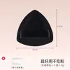Esponja Triangular de Polvo Piña Negra, No Absorbente, Base de Maquillaje tipo Esponja Malvavisco Ultra Gruesa, Herramientas de Belleza Profesionales al por Mayor, Fijación de Maquillaje