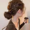 Presilha de Cabelo Coração com Laço para Mulheres, Presilha Lateral Suave e Versátil para Franja, Presilha de Franja Nova de Alta Qualidade Fresca e Doce