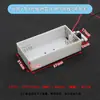 Caja de batería de tamaño 5 de 2 celdas con interruptor de cuchilla caja de alimentación AA de 3 celdas 4 celdas 7 celdas conexión en serie de 3V 6V con cable con interruptor con tapa DIY