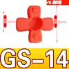 Amortiguador de Acoplamiento Almohadilla Compresor de Aire Conector de Goma de Acoplamiento Octagonal Arandela de Goma Junta GR GS28 38 42