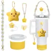 Accesorios Decorativos Stanley Correa de Mano de Cuerda Trenzada Estuche para Labial Llavero Duende Briqueta Funda de Silicona Antideslizante para Taza