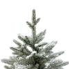 Mini árbol de Navidad pequeño de 90 cm con cinco tenedores de PE puro para decoración de escritorio.