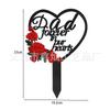 Placa Metálica Conmemorativa Popular de Cementerio de Amazon con Forma de Corazón Montículo Conmemorativo Creativo Inserto en el Suelo Decorativo para Césped Jardín Patio