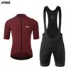 JEPOZRA Ropa de Ciclismo de Verano para Hombre Traje de Manga Corta Sudor Secado Rápido Bicicleta Bicicleta de Montaña Carretera