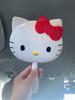 Espejo de Maquillaje de Mano Hello Kitty Espejo de Belleza Gato Lindo Espejo con Mango de Gato KT Espejo de Belleza de Moda Envío Gratis
