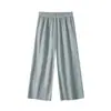 Pantalones Acampanados Anchos para Niñas Estilo Western Verano Delgados de Seda Helada Pierna Ancha para Bebés Pantalones Rectos para Niños Sueltos Casual Ropa para Niños