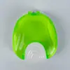Caja Dental de Plástico, Caja de Almacenamiento para Retenedor Ortodóntico, Caja de Brackets con Forma de Concha, Almacenamiento Tipo Exprimidor, Caja Portátil para Cuidado y Limpieza