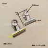 Fábrica en stock 22-85mm clavo de nido hermoso/doble luz material hierro clip elástico bueno clip redondo clip para tickets le