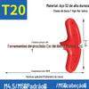 Parafuso para Suporte de Ferramenta CNC Classe 12.9 M2.0-M5 Lâmina de Suporte de Ferramenta Parafuso para Broca U Chave T8T6 Liga Cabeça Cilíndrica