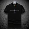 Ouzhanzhou Moderna Camiseta Nueva de Hombre con Perforaciones Calientes Moda Ajustada Talla Grande Lujo Ligero de Hombre Manga Corta Verano Seda de Hielo Secado Rápido