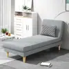 Cama Sofá Plegable de Cuero PU Doble Uso Alquiler Salón de Belleza Barbería Chaise Longue Silla para Persona Perezosa Cama Individual Sofá de Belleza