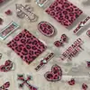 Pegatinas para Uñas con Diseño de Hormiga Estampado de Leopardo Pegatinas de Cruz Arte de Uñas Milenio Chica Popular Accesorios de Uñas de Moda Venta al por Mayor Yt7556