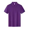 2025 Nueva Camisa Polo para Hombre Camiseta de Manga Corta Verano Seda de Hielo Fresca de Media Manga Casual de Negocios Cuello Camisero Top
