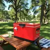 Caixa Térmica Amazon Transfronteiriça para Exterior Portátil Cooler Térmico Balde de Gelo para Carro Pequeno Refrigerador de Pesca 30L Camping