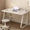 Escritorio de Computadora Mesa de Escritorio para Oficina en Casa Mesa de Dormitorio Escritorio de Escritura Mesa de Estudio para Estudiantes Estación de Trabajo Rectangular Simple y Moderna