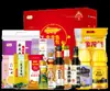 Paquete de Regalo Arowana Dorado: Caja de Regalo Combo de Arroz, Harina, Aceite y Condimentos para Beneficios de Empleados, Venta al por Mayor y Distribución