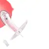 Ovo vibratório para autoestimulação feminina, mini vibrador com controle remoto de três cabeças, brinquedo feminino para adultos