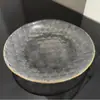 Phnom Penh Light Luxury Glass Plate Internet-famous Household Transparent Tableware Fruit Plate Western-style Salah Bowl Dinner Plate Pratos domésticos
