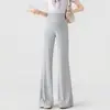 Calça de Maternidade Verão Modal Fina Respirável Solta Emagrecedora Boca de Sino Estilo Preguiçoso de Verão Calça Casual Sem Suporte para Barriga