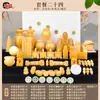 Frete Grátis SF Jade Natural Jade Bege Itens Funerários Ornamentos para Urnas Sepultamento Acompanhamento Funerário Produtos Funerários